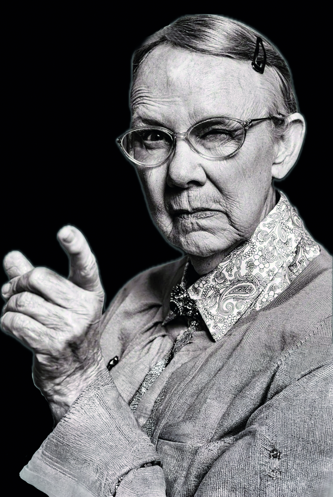 MAHNENDE MÜLL-OMA